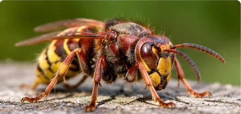 Illustration d'un frelon européen